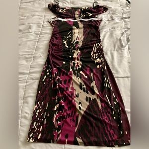 NWT Laundry by Design Potent Retro Purple Dress Size M Made in USA